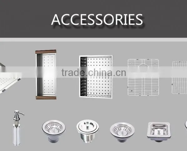 CUPC Certificate American Standard Handmade Stainless Steel Kitchen Sink For Prefab Homes 3018A photo-5