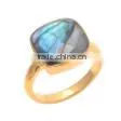 2016 Natural Labradorite Gemstone Ring