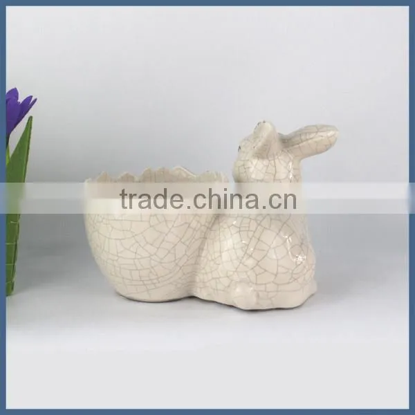 Home & Garden Home Decor Ceramic Rabbit Figurines photo-3