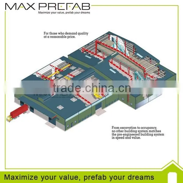 Facotry Two Story Steel Structure Warehouse for Sale photo-2