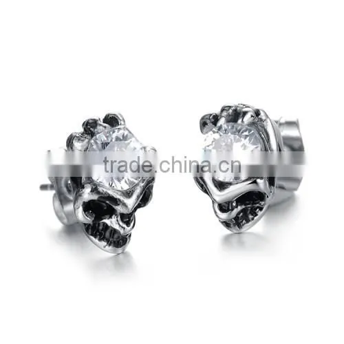 Hight Quality CZ 361l Stainless Steel Jewelry Earrings For Men photo-2