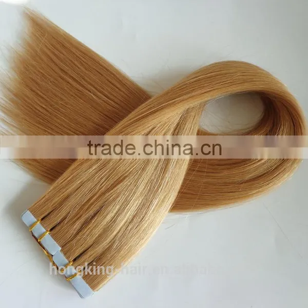 Double Drawn Human Hair Brazilian Virgin Tape Hair Extension