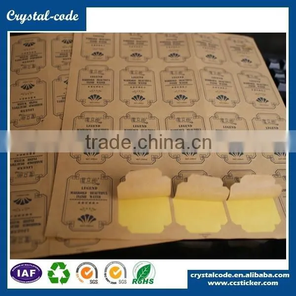 Printed Antistatic Acrylic Washable Kraft Paper Label for Clothing Tag photo-5