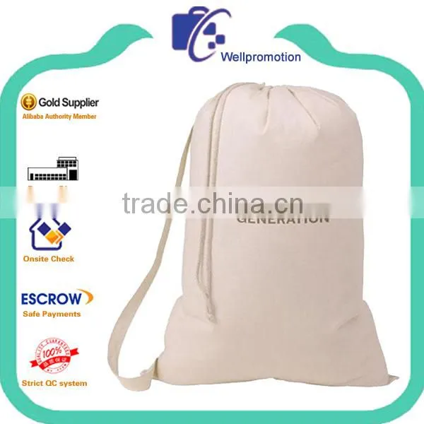 Promotional 100% Cotton Drawstring Bags With Logo photo-3