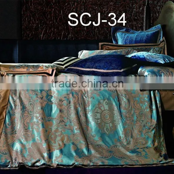 Popular Luxury Jacquard Embroidery Bedding Set
