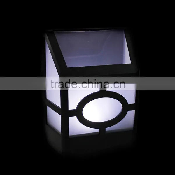 Vintage Waterproof Solar Wall Lamp for Hotel Garden 18LM 2V 120MA