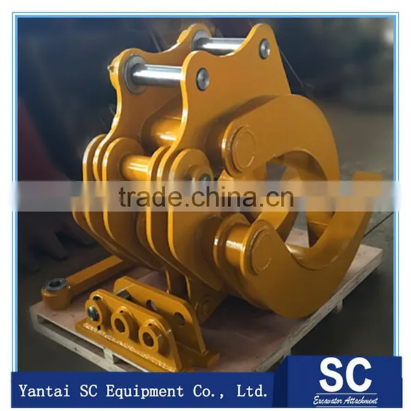 High Quality SC03 Hydraulic Excavator Rotating Grapple/wood Grab/timber Grapple