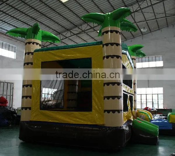 2016 New Design China Sunjoy Inflatable Jungle Combo Castle Combo With Slide for Sale Outdoors photo-2