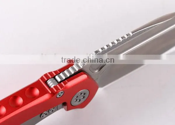 OEM Folding Knife With D2 Blade and Titanium Alloy Handle photo-2