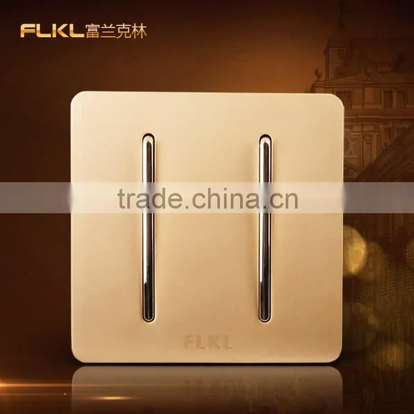 Hot Sale!!! Switch 2 Gang 1 Way Or2 Way Wall Switch,made in China photo-3