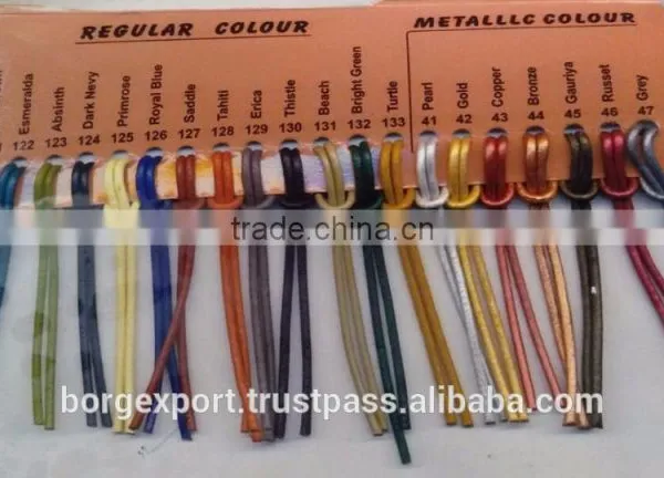 Round Leather Cords/Genuine Leather Cords photo-5