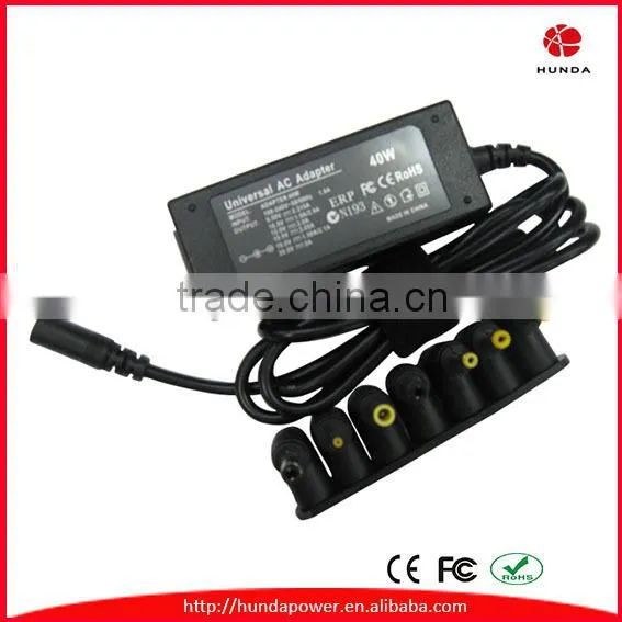 Hunda Factory Automatic Universal 9.5V-20V 40W Mini Laptop AC Power Adapter/Charger With Multi Connectors for Notebooks photo-5