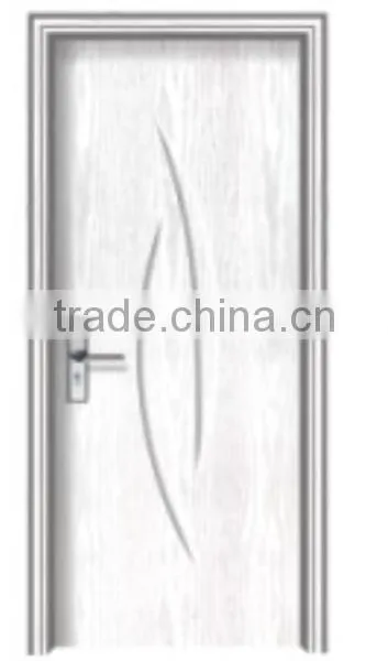 Modern House Pvc Bathroom Door Price India Flat Wood Door photo-5