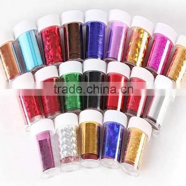 Nice Many Color Nail Art Transfer Foil Sticker for Nail Tips Decoration