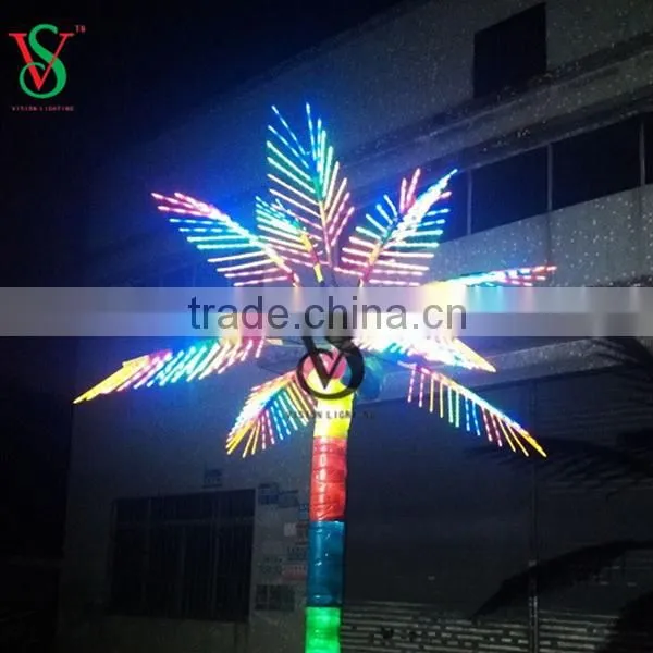 6m Height Lighted Coconut Tree Lighting for Christmas Decoration photo-3