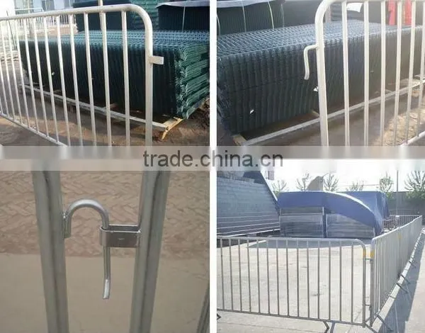 Pedestrian Barrier V-foot Bar Barrier Crowds Stopper Crowd Control Barrier