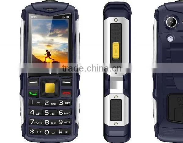 Wholesale Water/dust/shock Proof S33 Waterproof Rugged Smartphone Mobile Phone