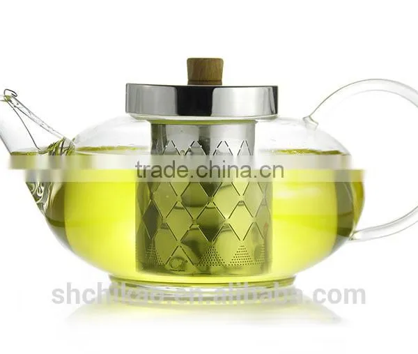 1200ML GLASS TEA POT