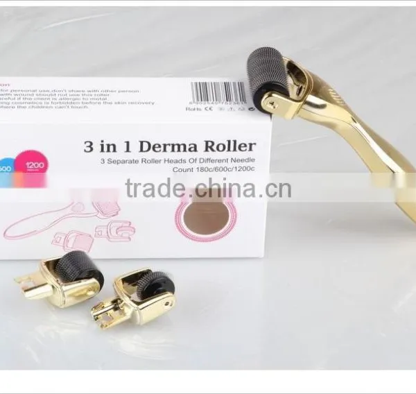 2015 Hottest Type 180+600+1200 Needle 3 in 1 Dermaroller Therapy System photo-3