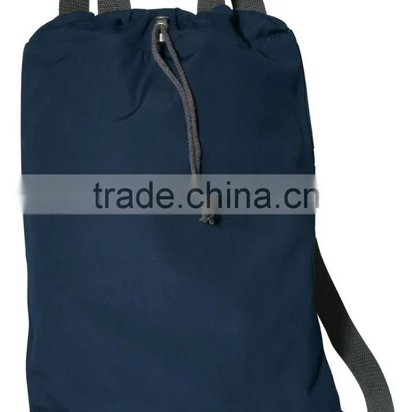 Canvas Soft Cotton Drawcord Toggle Cinch Pack Promotional Drawstring Backpack photo-4