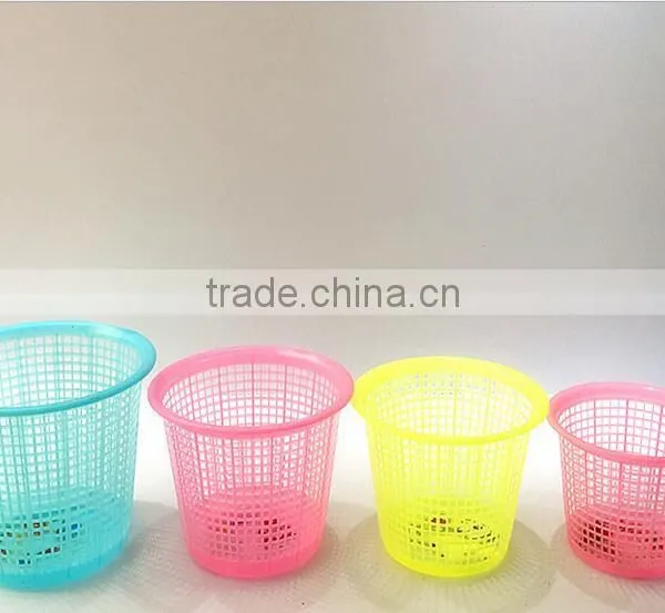 Durable Plastic Mesh 30 Litre Waste Bins Perforated Plastic Trash Can