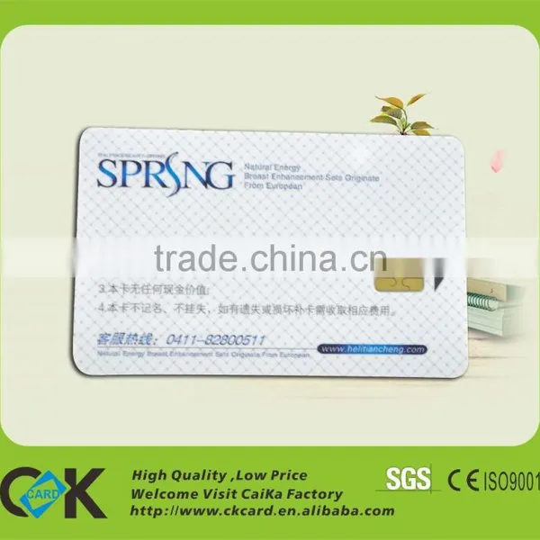 Customized Printing Plastic Contact ic Card With Sle5542 Chip photo-2