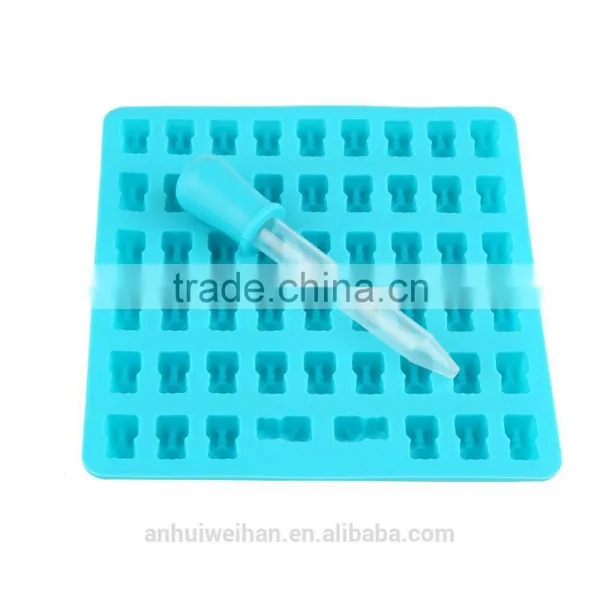 FDA Approved Food Grade High Quality Candy Bear Mold, Silicone Bear Candy Molds