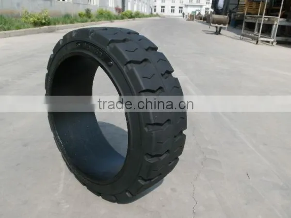 The Lowest Price Best Quality Solid Rubber Tires Press on Solid Tire for Trailers 21x7x15 photo-4