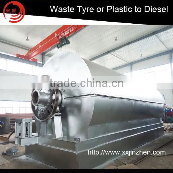 2016 High Quality Tire Recycling Machine Rubber Pyrolysis Plant Waste to Diesel Plant photo-3