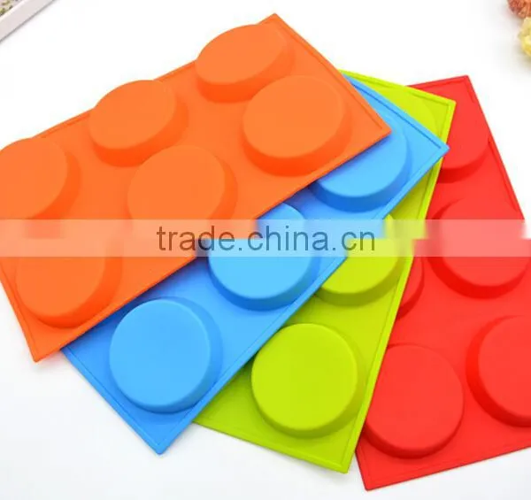 Round 6 Cavity Silicone Mold,silicone Cake Mold photo-2