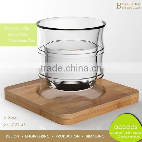 Unbreakable Pyrex Drinking Custom Small Glass Tea Cups With Saucer photo-6