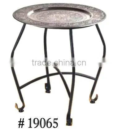 Round Embossed Coffee Table photo-6