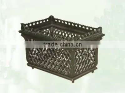 Trade Assurance Cast Iron Flower Basket photo-3
