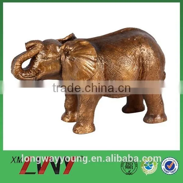 Folk Art Outdoor Decor Casting Lovely Elephant Sculpture