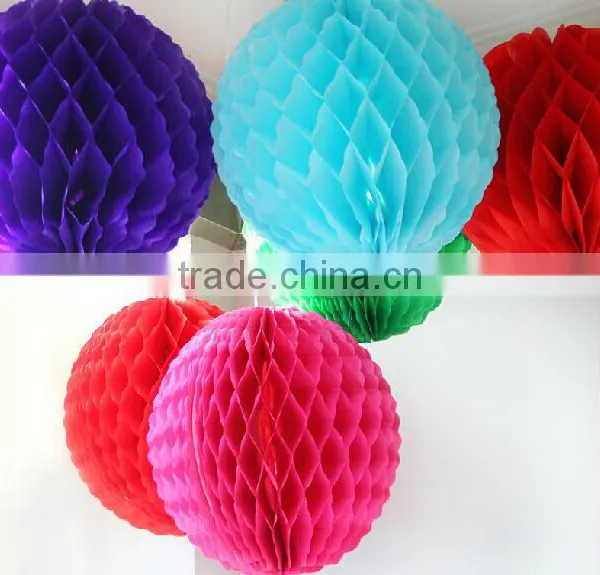 Hanging Colorful Paper Pompoms/ Paper Garland photo-2