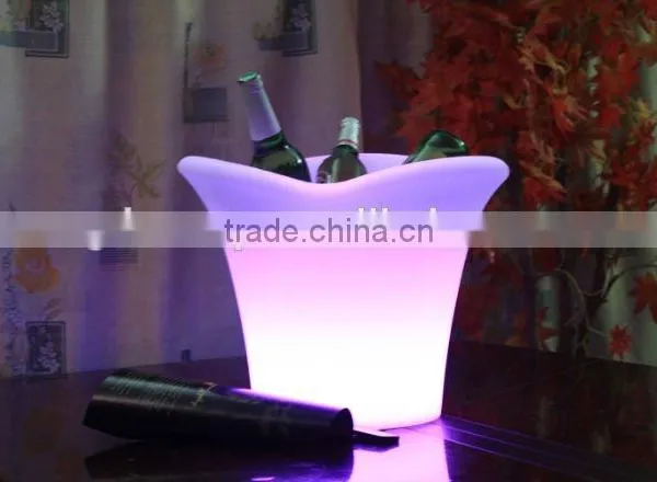 Rechargeable Colorful Led Large Wine Ice Bucket photo-2