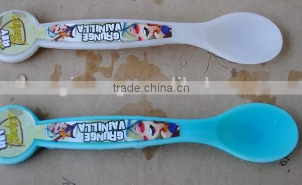 SMETA 4 Pillars Factory Sale Colorful Hard Plastic Spoon For Promotion photo-3