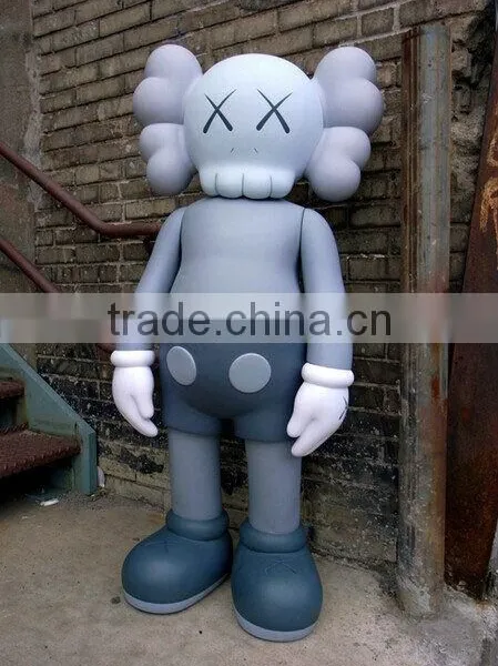 Promotion High Quality Fiberglass Kaws Life Size Cartoon Statue photo-4