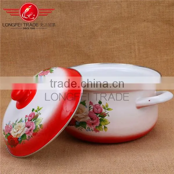 Hot Selling OEM Turkey Enamel Casserole / Enamel Cookware Set Kitchen photo-3