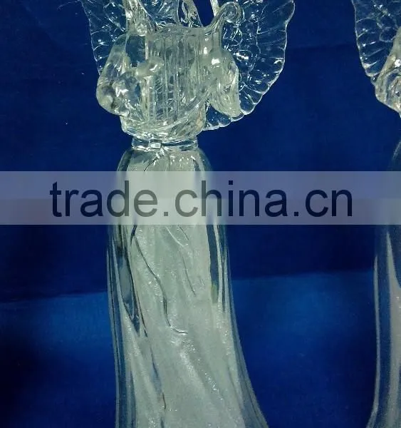 2015 Dongguan 10 Inch Acrylic Hollow Angel With LED Light photo-5