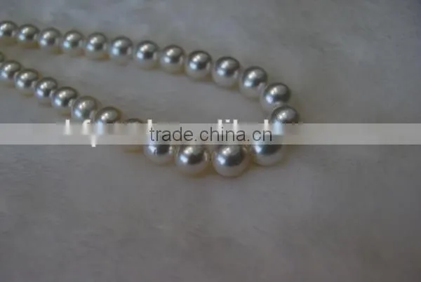 Best Quality Genuine 13-14mm Silver South Sea Pearl Strands photo-3