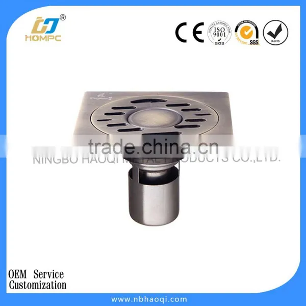 Chrome Brass Shower Linear Drain photo-5