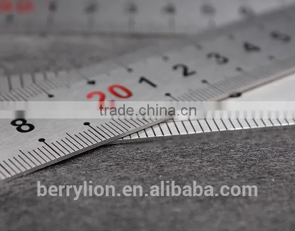 Berrylion Straight Ruler Stainless Steel Thicken Ruler Various Size From 150-2000mm photo-2