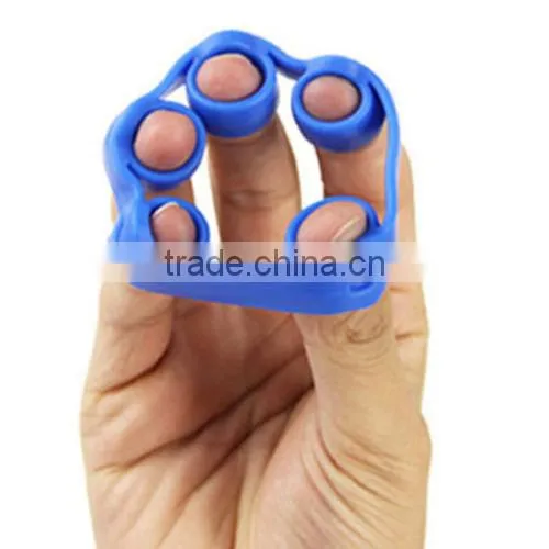 Silicone Exerciser Grips Strength Wrist Finger Stretcher Hand Resistant Trainer photo-3