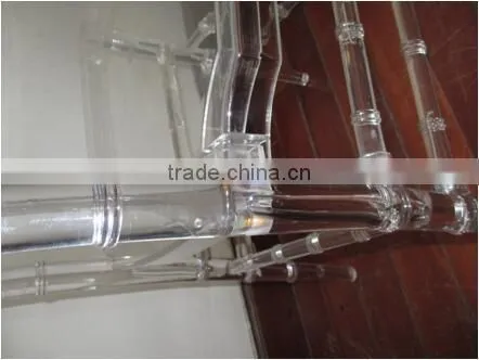 China Factory Wedding Used Clear Resin Chiavari Chairs Price photo-4