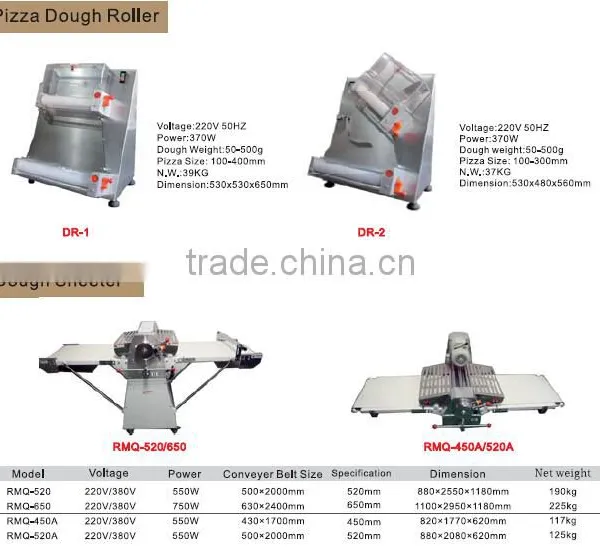High Quality Full Stainless Steel 650 Low Noise Reversible Dough Sheeter photo-3