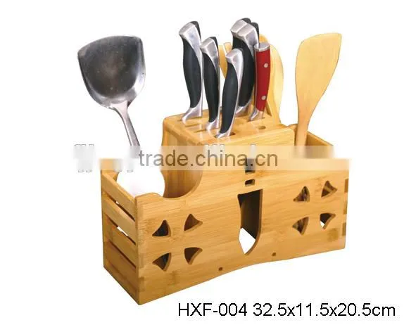 Bamboo Kitchen Utensil Holder