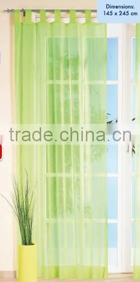 HOME TEXTILE LIGHT COLOR CURTAIN HANGING LOOPS CURTAIN (EV26363) photo-3