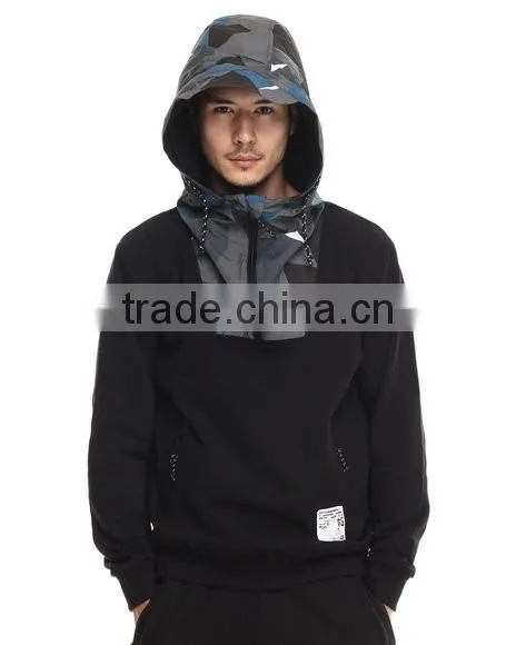 Custom Men Zipper Chimney Collar Sweatshirt photo-4
