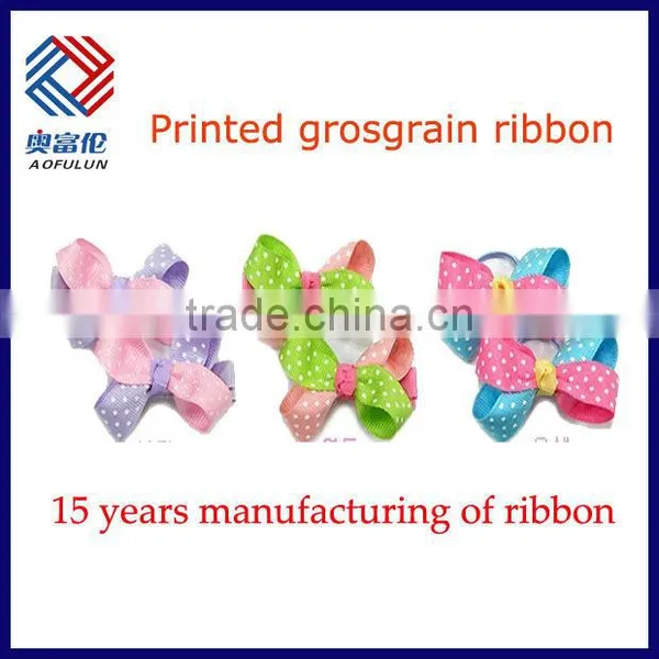 Printed Grosgrain Ribbon Bow for Baby photo-2